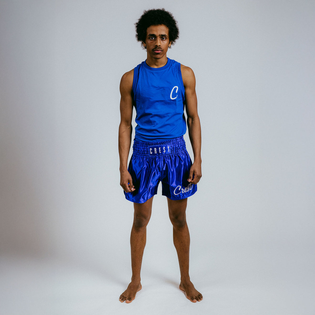 Shorts "C R E S T" - Blue