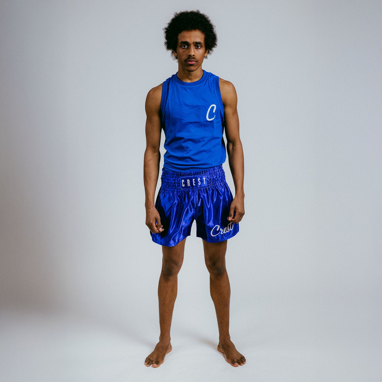 Shorts "C R E S T" - Blue