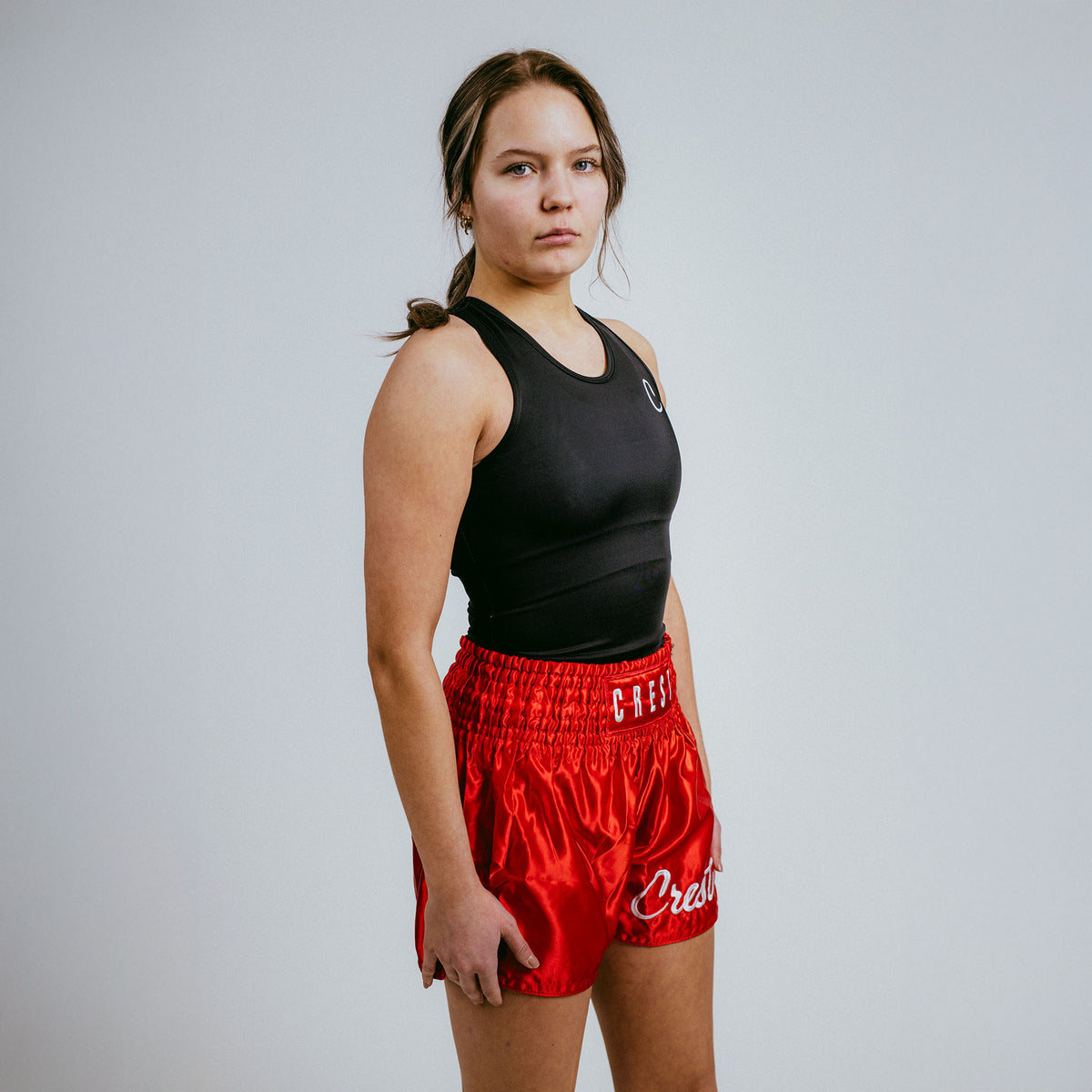 Shorts "C R E S T" - Red