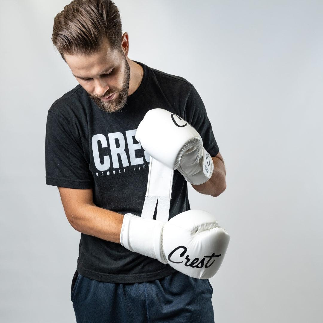 Crest Boxing Gloves "Pico 0.5" | White/Black - Crest - PFG