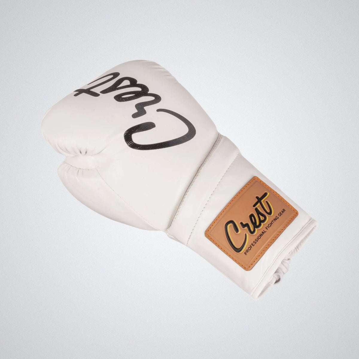 Crest Boxing Gloves "Pico 0.5" - Lace Up | White/Black