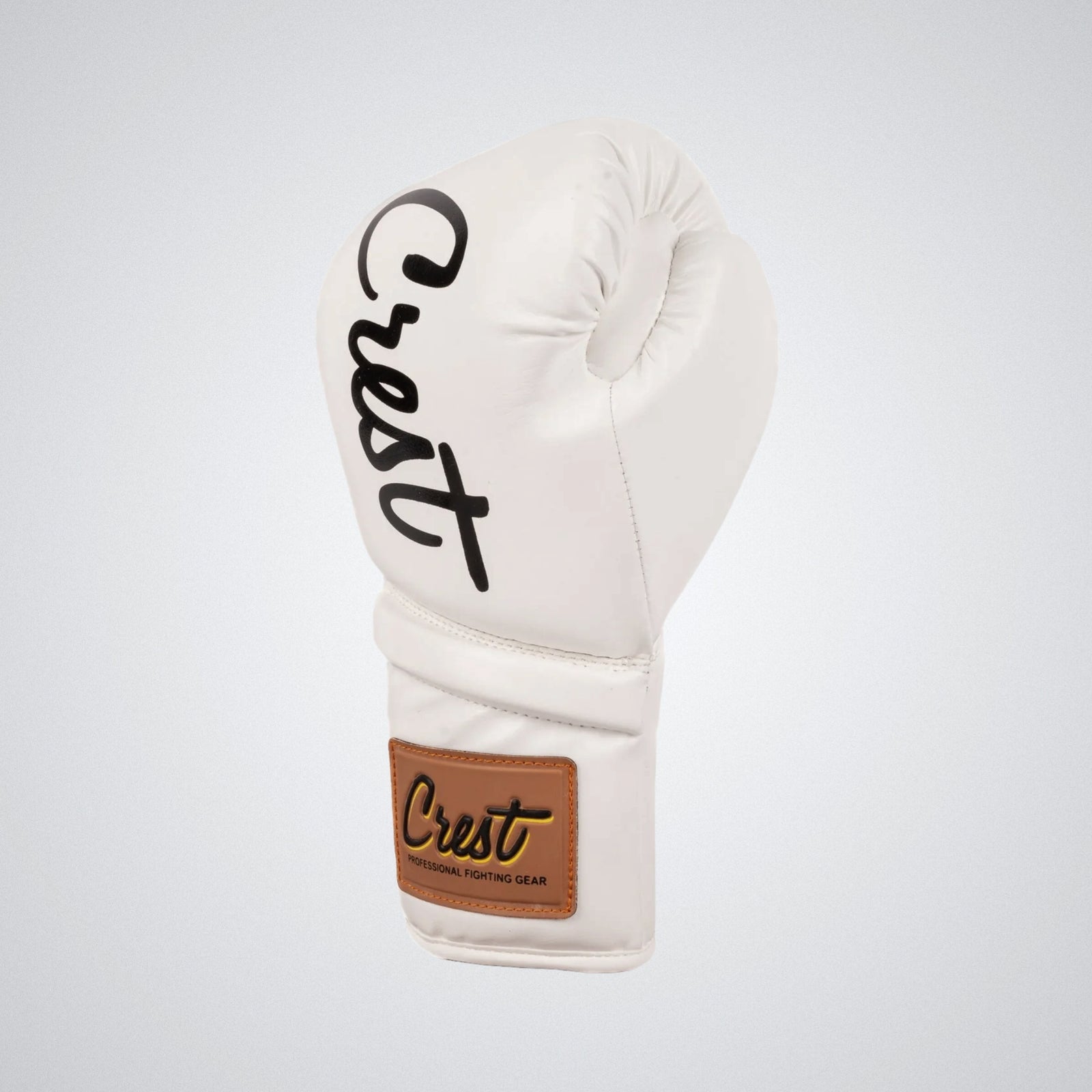 Crest Boxing Gloves "Pico 0.5" - Lace Up | White/Black