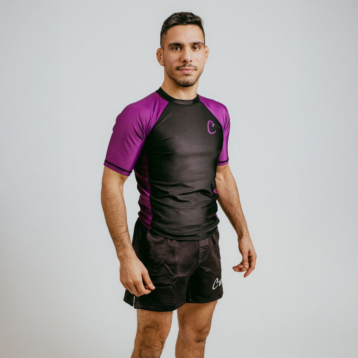 Rash Guard Purple "C" (short)