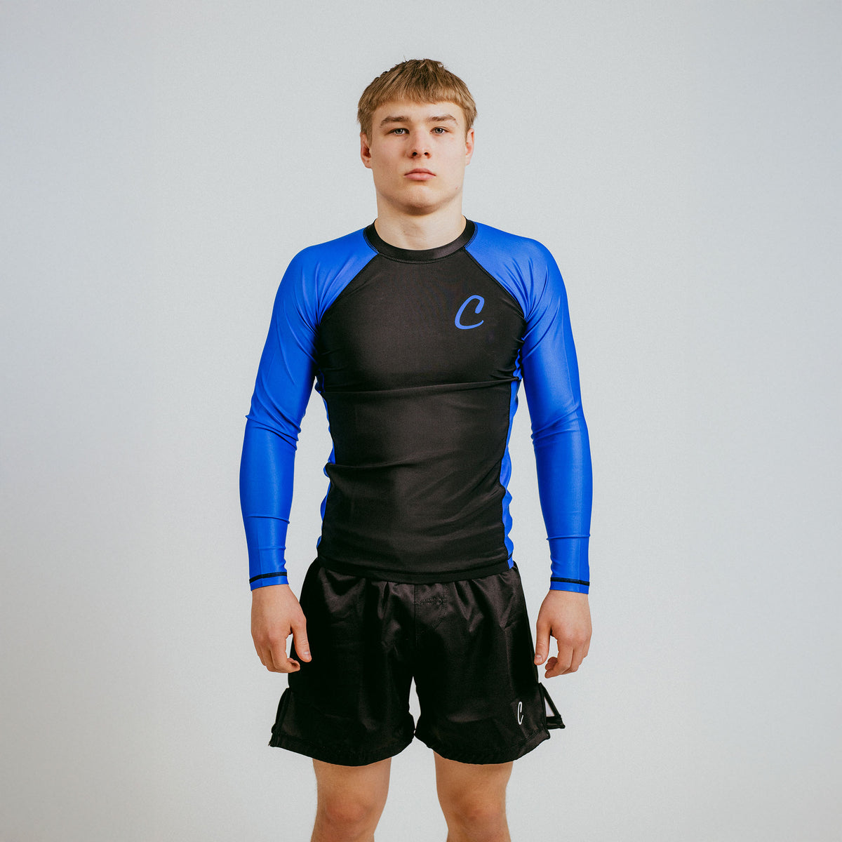 Rash Guard Blue "C" (long)