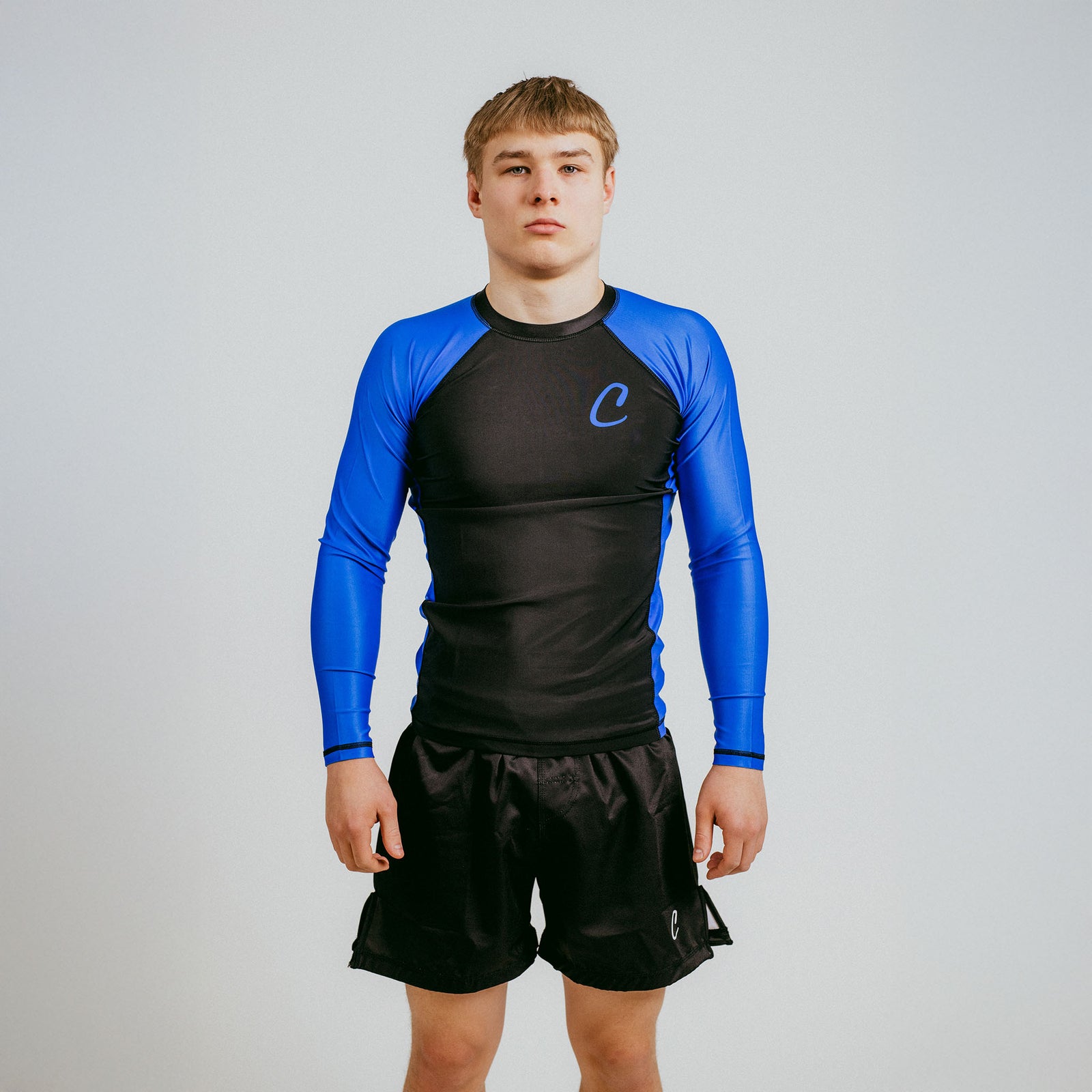 Rash Guard Blue "C" (long)