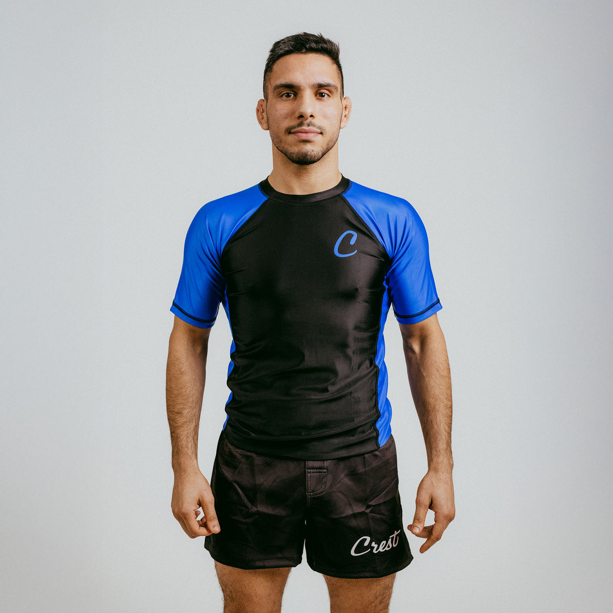 Rash Guard Blue "C" (short)