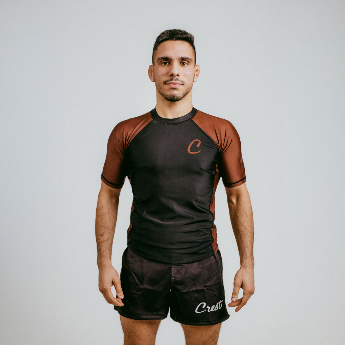 Rash Guard Brown "C" (short)