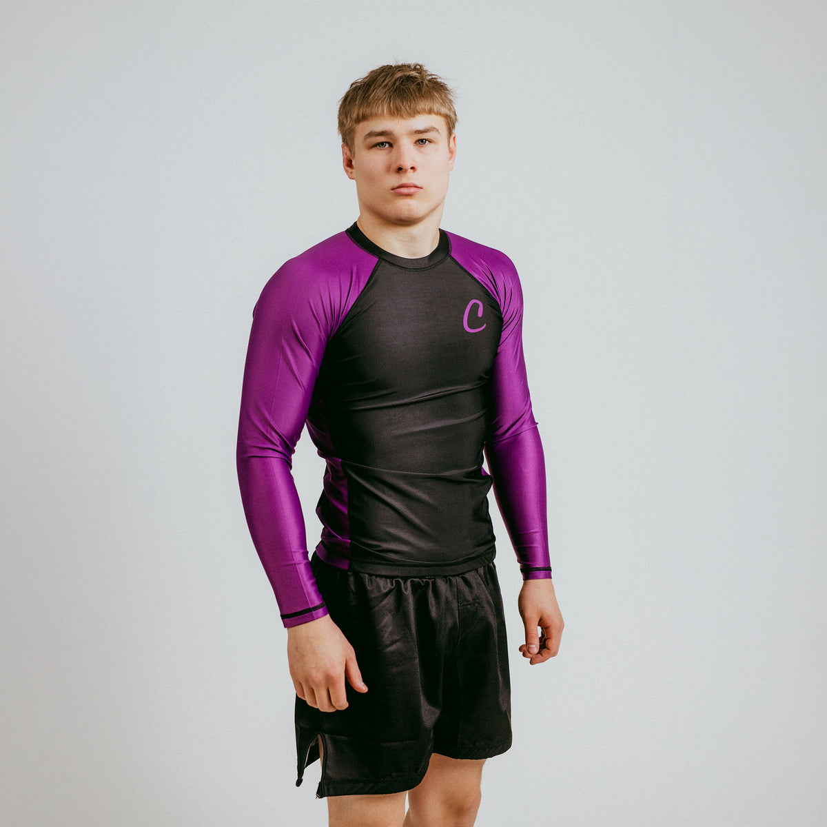Rash Guard Purple "C" (long)