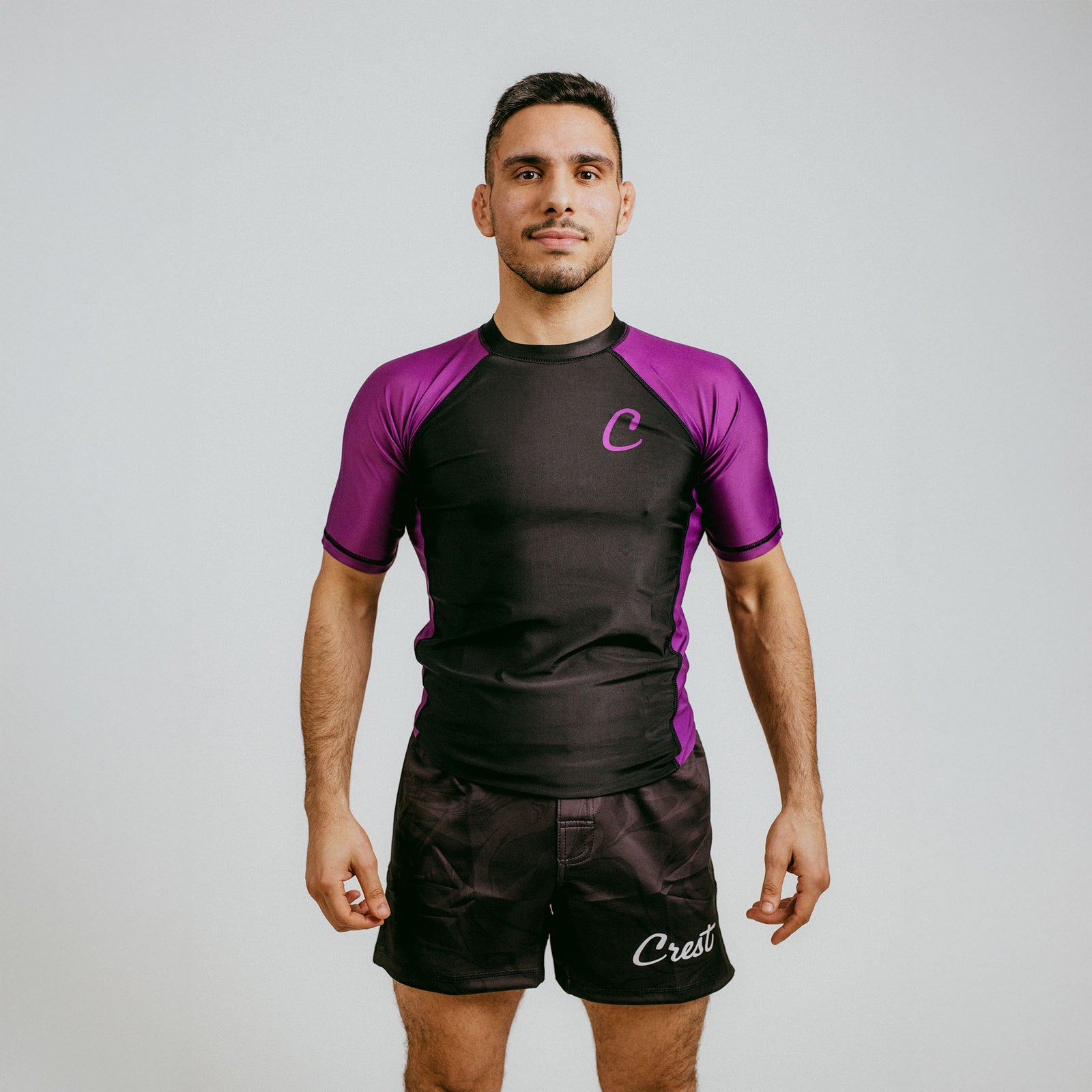 Rash Guard Purple "C" (short)