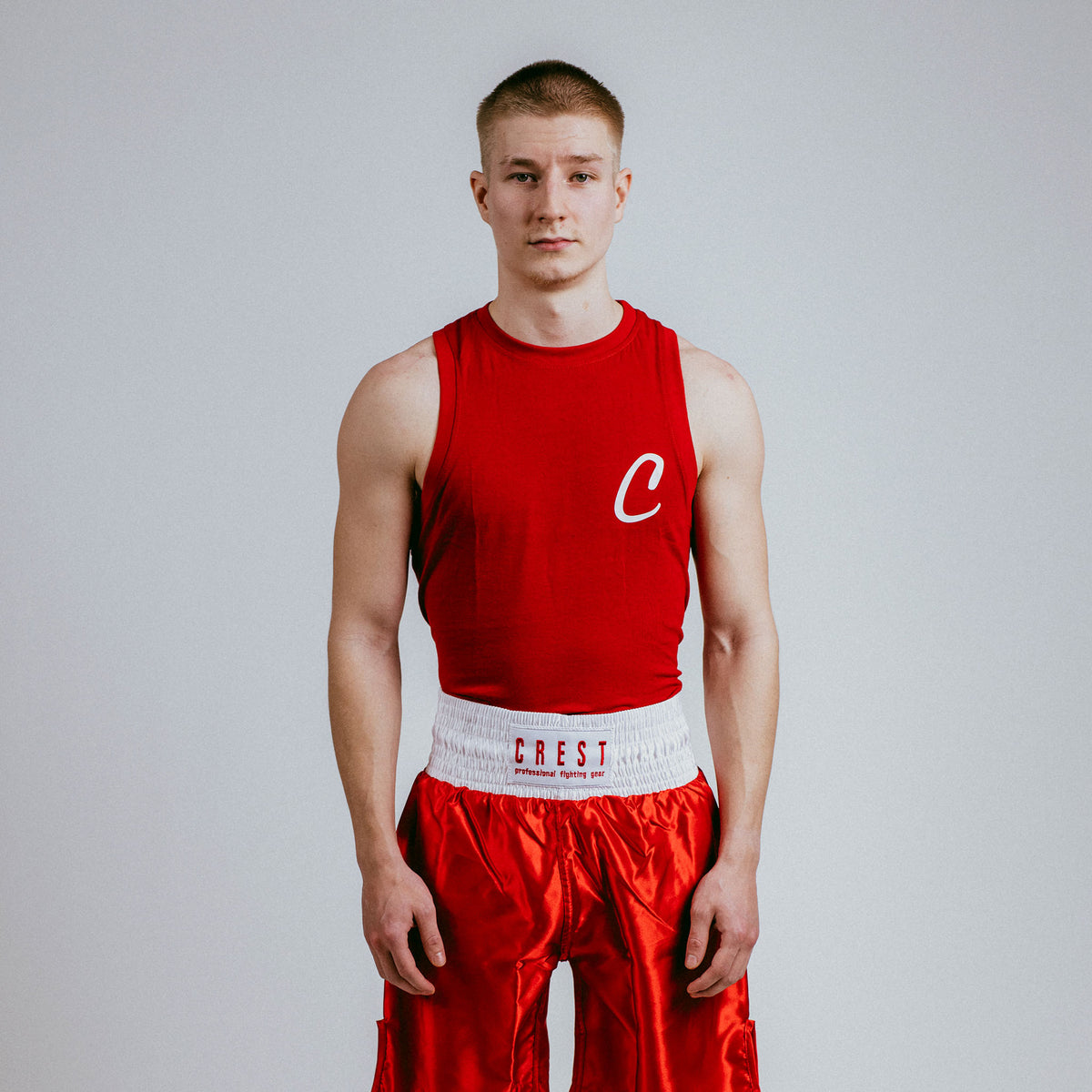 Boxing shirt "C" - red
