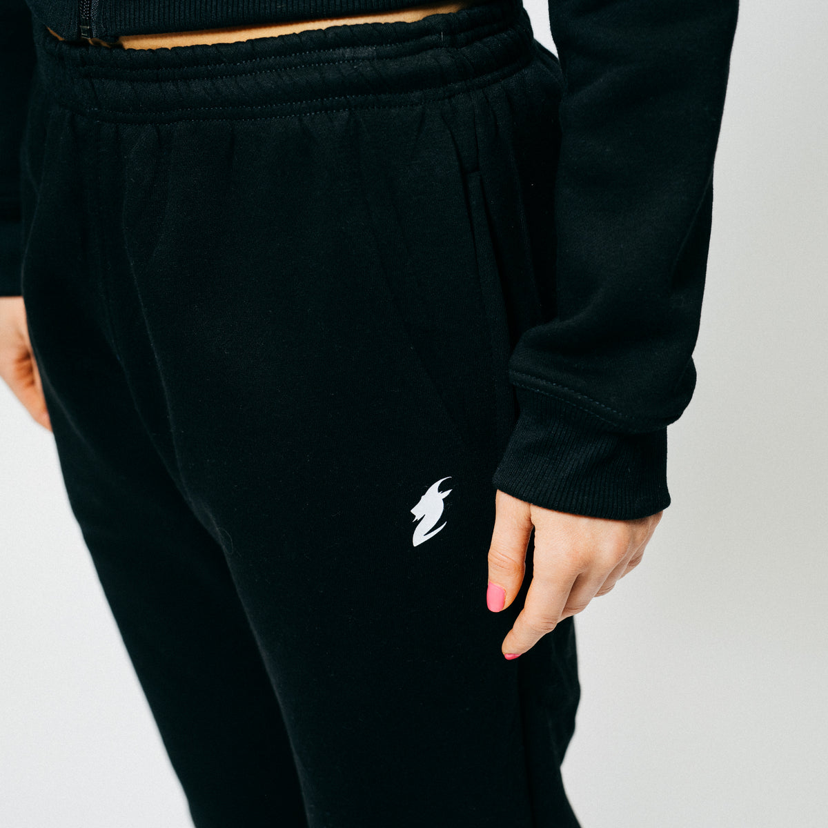 Crest "GOAT" Women's Sweatpants (Black)