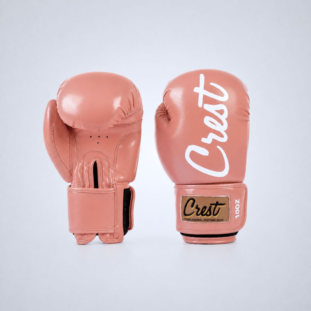 Crest Boxing Gloves "Trivor 0.5" | Pink Salmon