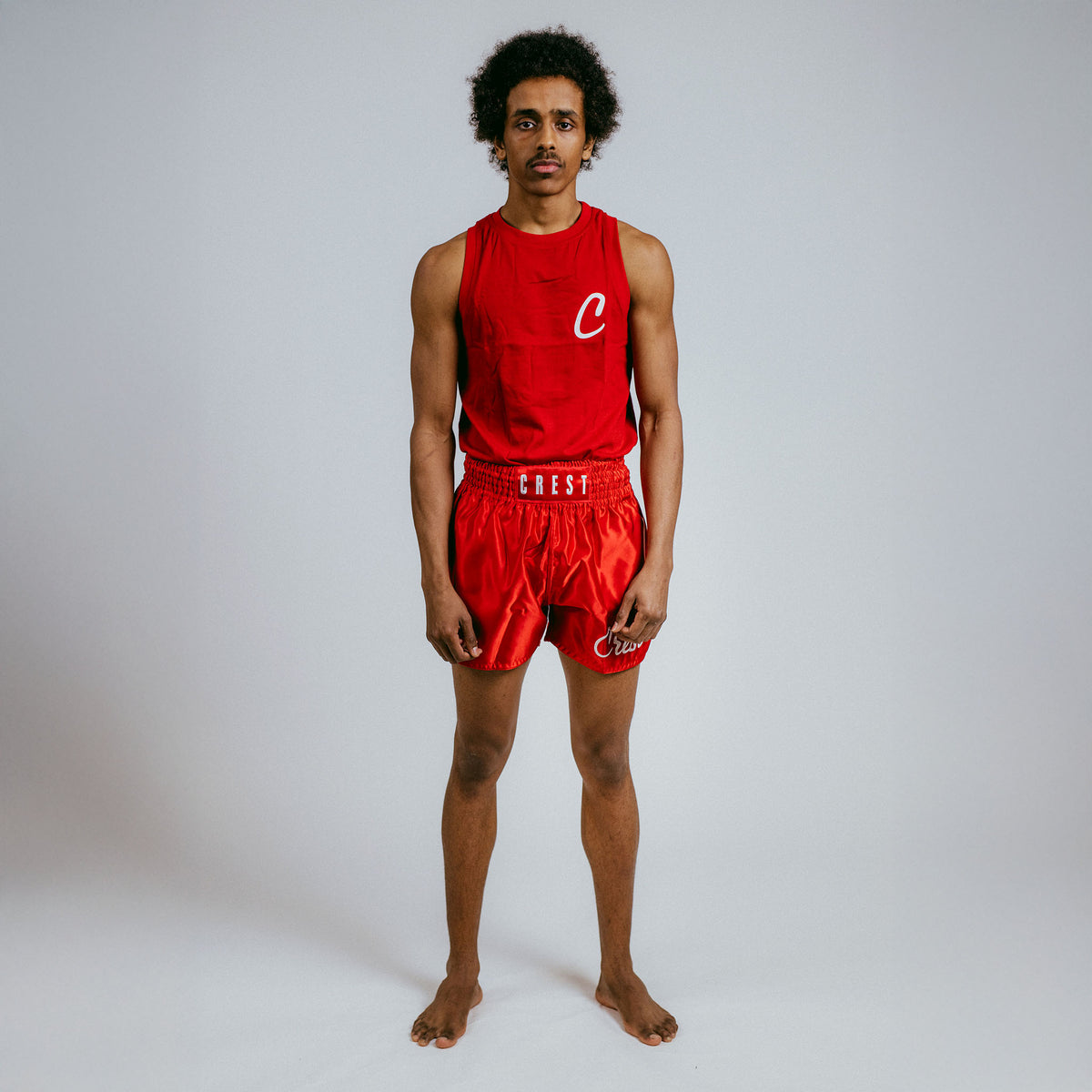 Shorts "C R E S T" - Red