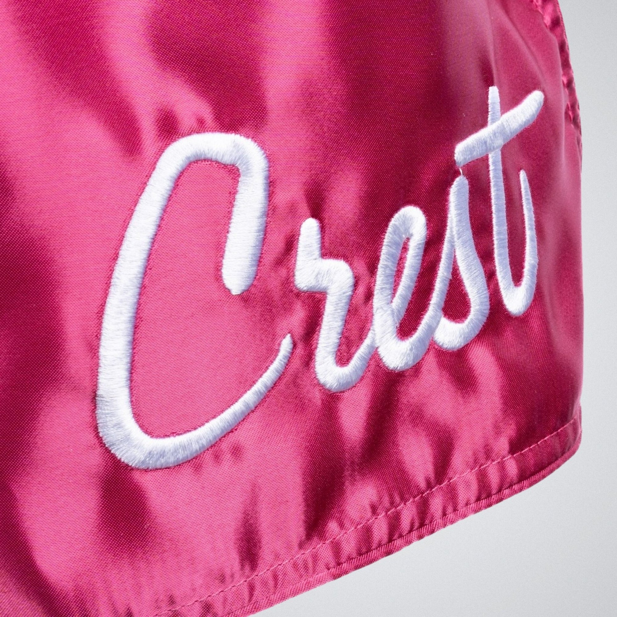 Shortsit "C R E S T" - Viininpunainen