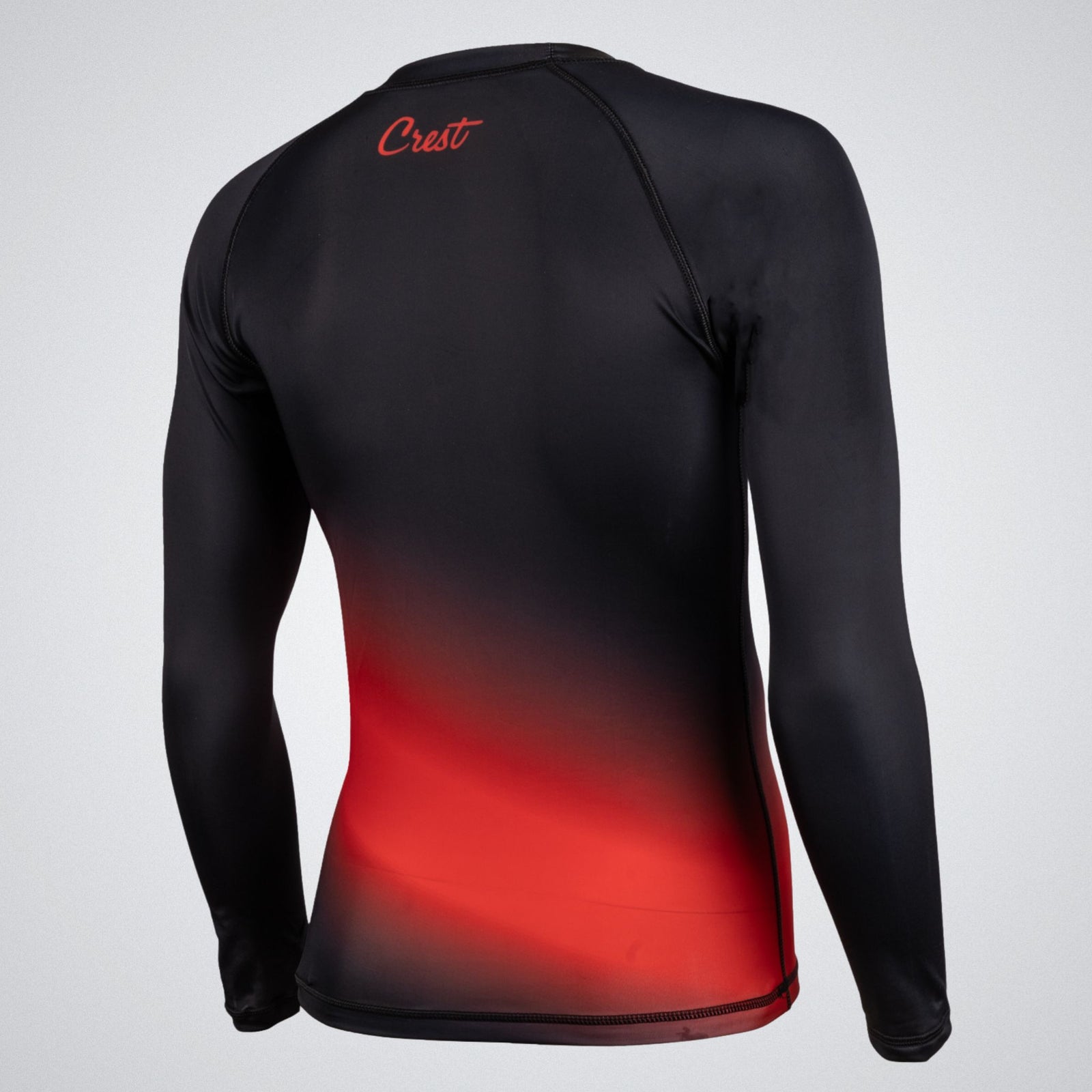 Rash Guard "GOAT" Black / Red (long)