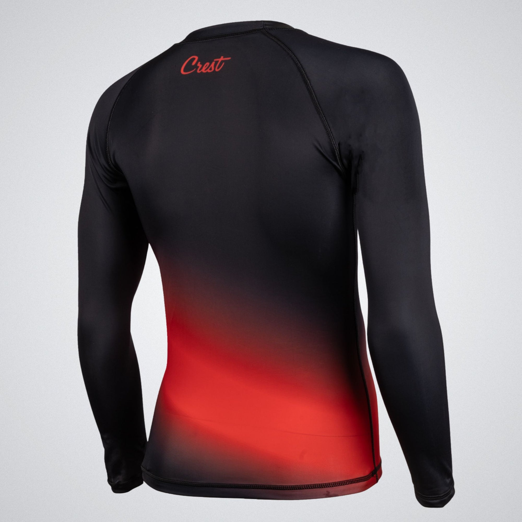 Rash Guard "GOAT" Black / Red (long)