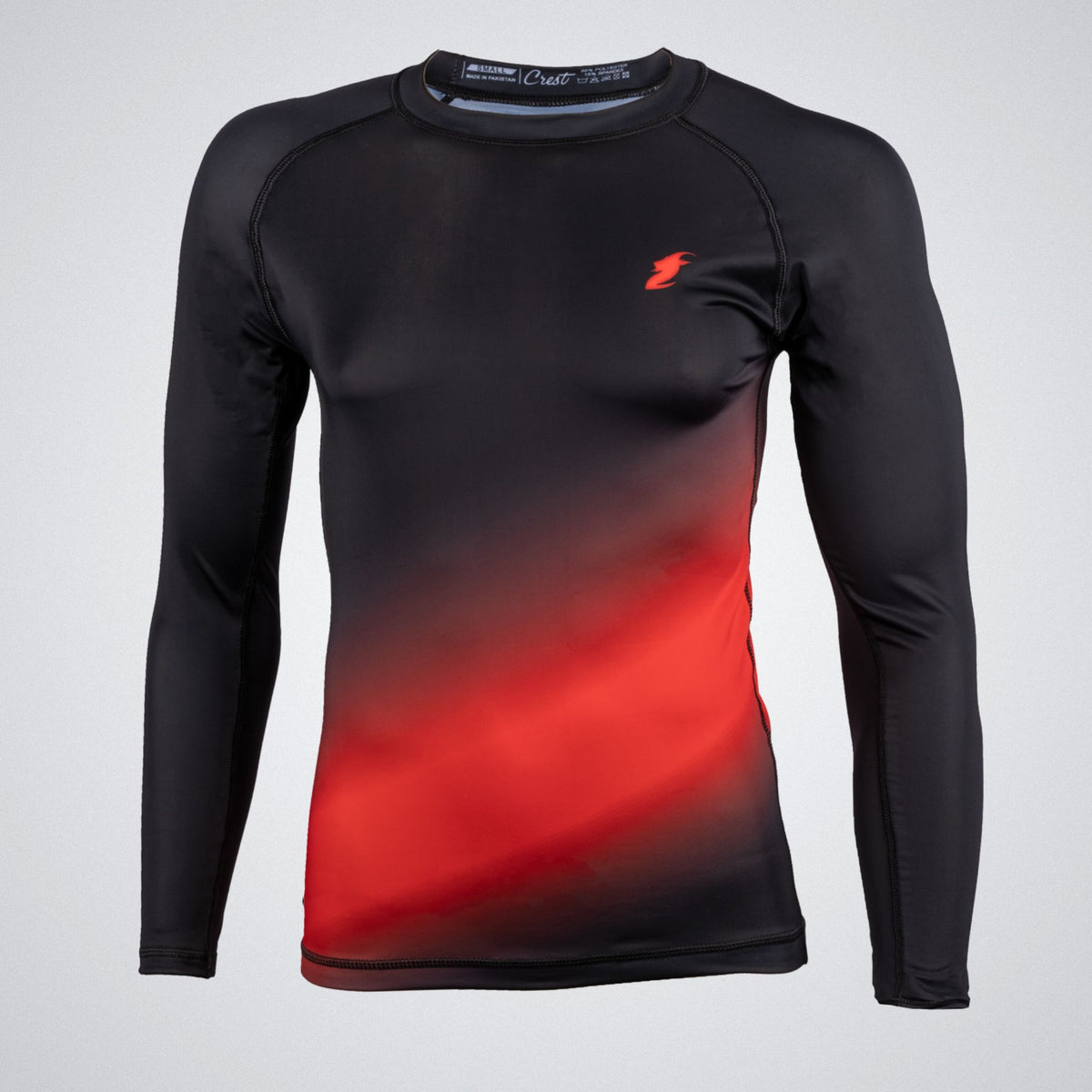 Rash Guard "GOAT" Black / Red (long)