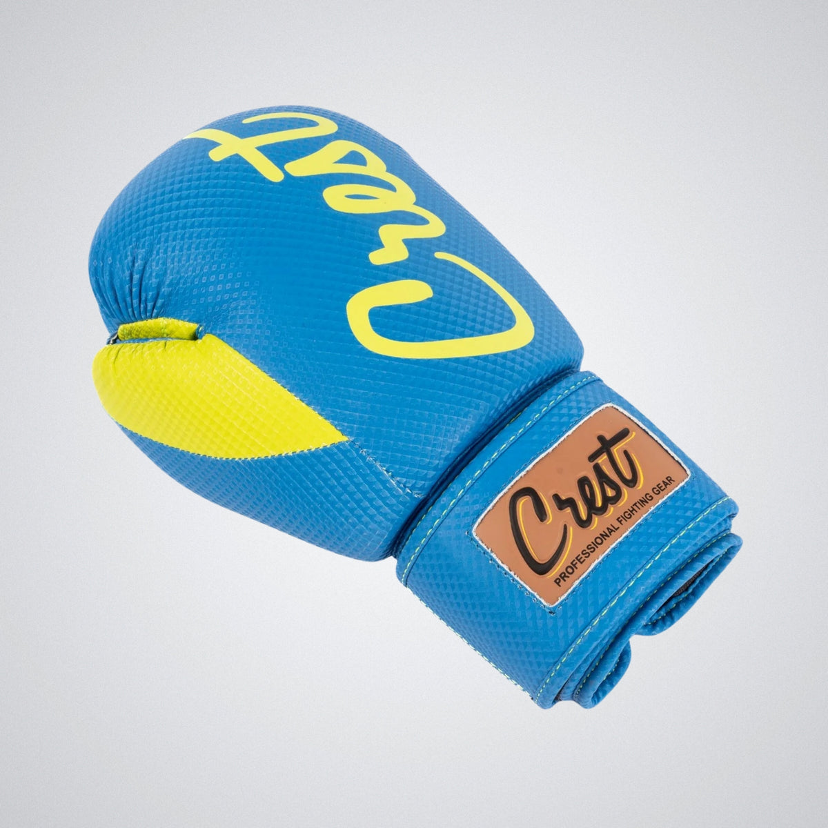 Crest Boxing Gloves "Trivor 0.5" | Blue/neon yellow