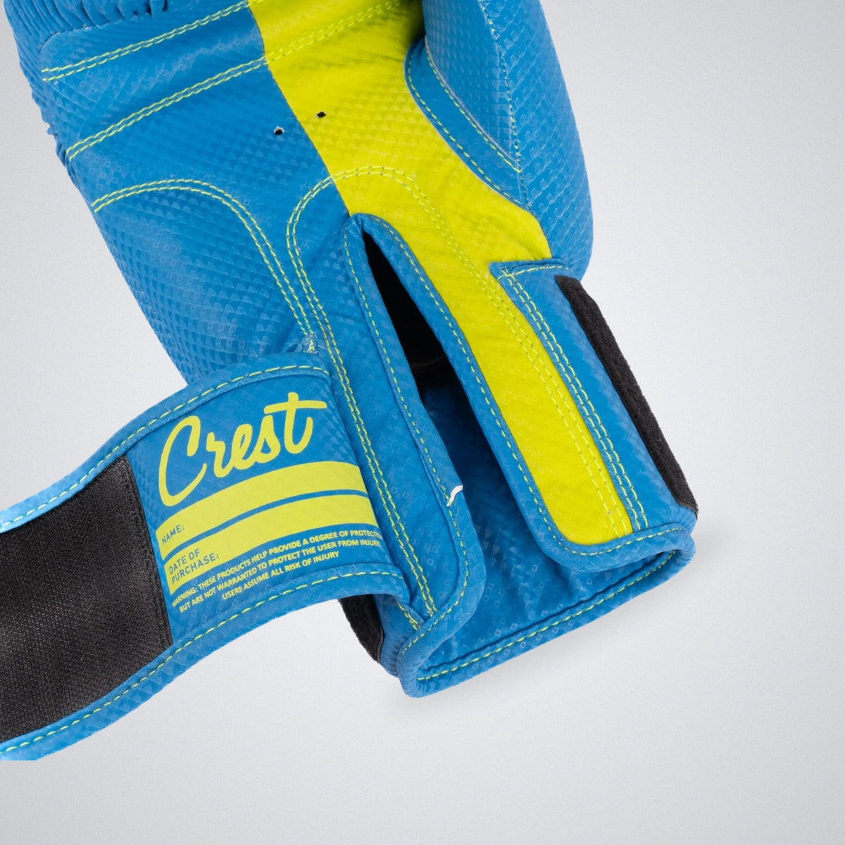 Crest Boxing Gloves "Trivor 0.5" | Blue/neon yellow