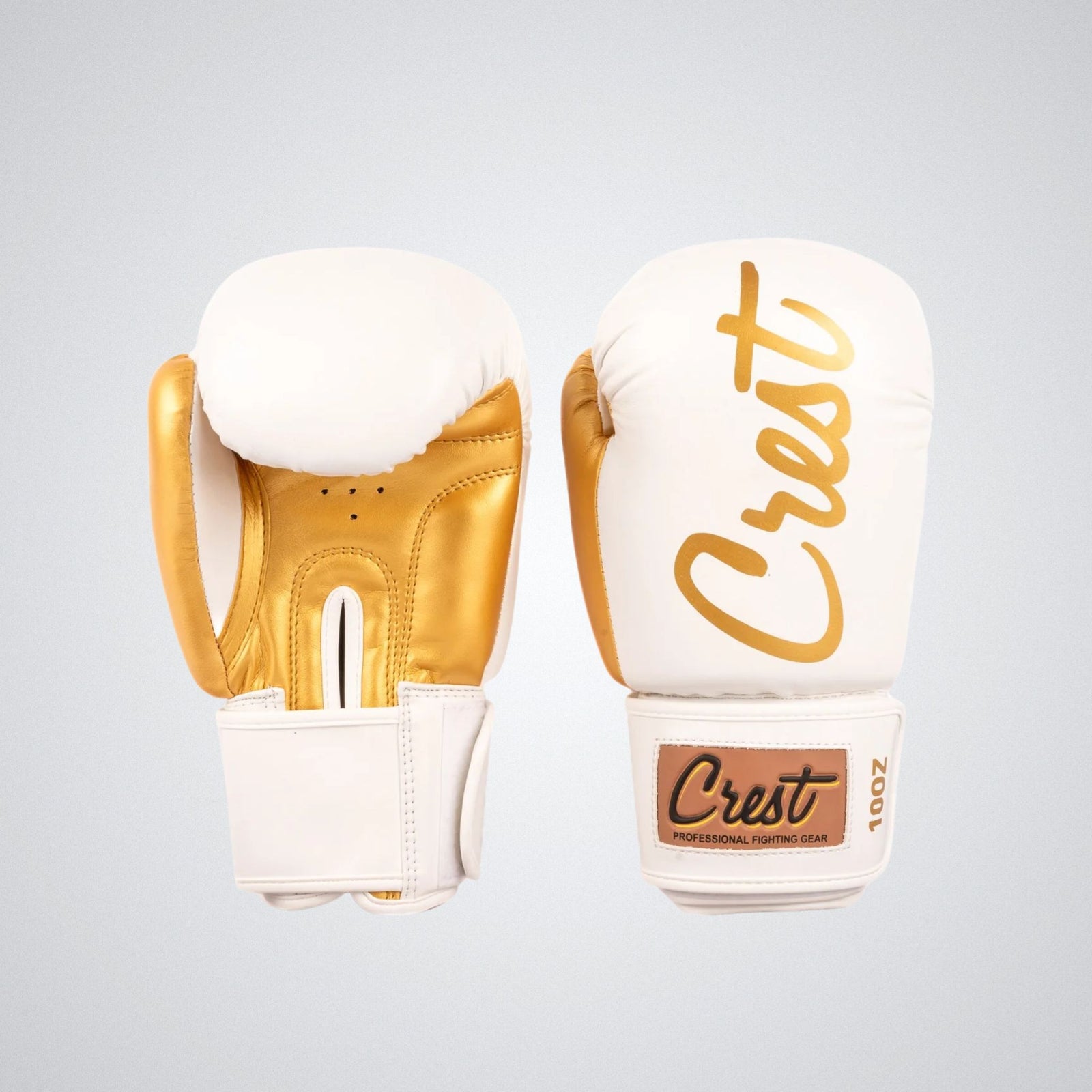 Crest Boxing Gloves "Trivor 0.5" | White/gold