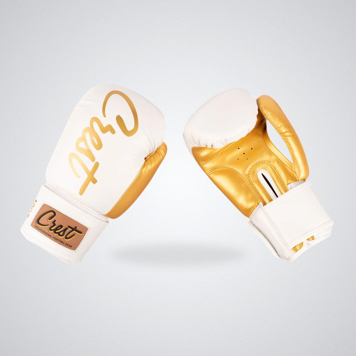 Crest Boxing Gloves "Trivor 0.5" | White/gold