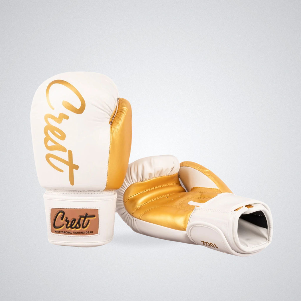 Crest Boxing Gloves "Trivor 0.5" | White/gold