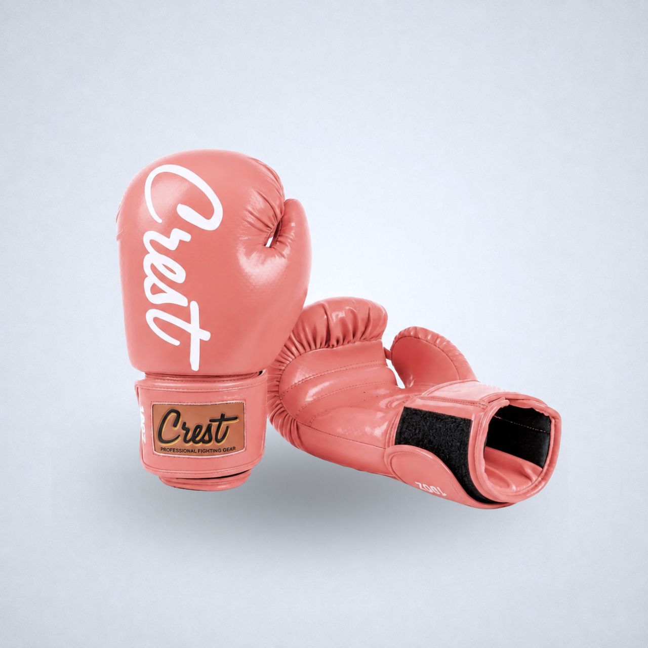 Crest Boxing Gloves "Trivor 0.5" | Pink Salmon