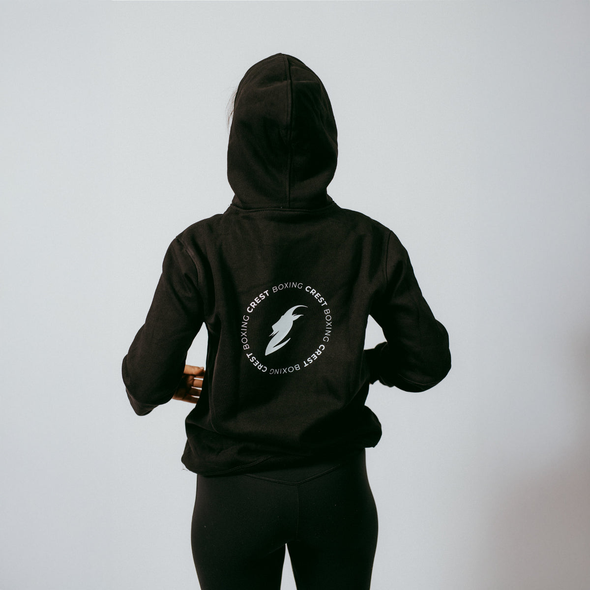 Crest hoodie - GOAT Boxing (Black)