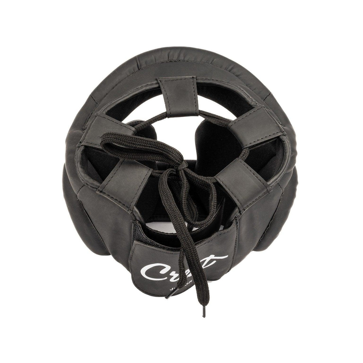 Helmet with jaw and cheek pads - PU leather - Crest - PFG