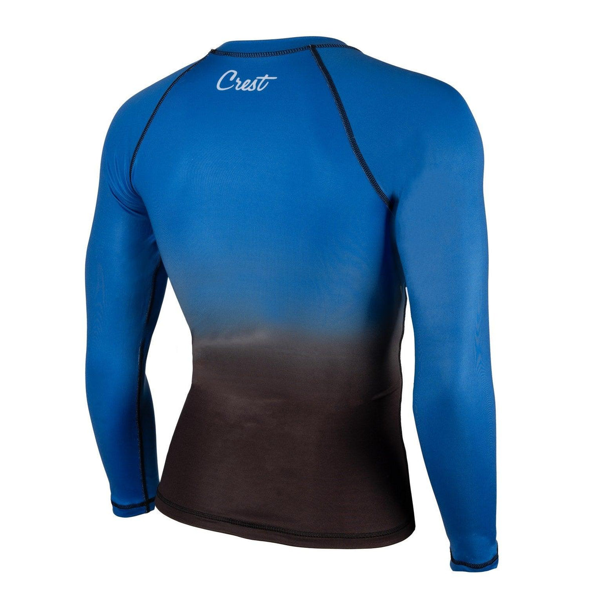 Rash Guard Blue (long) - Crest - PFG