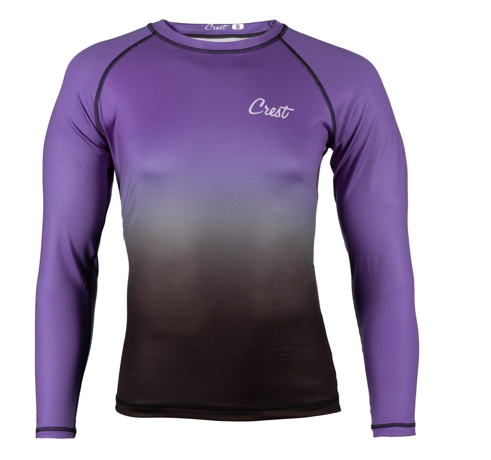Rash Guard Purple (long) - Crest - PFG