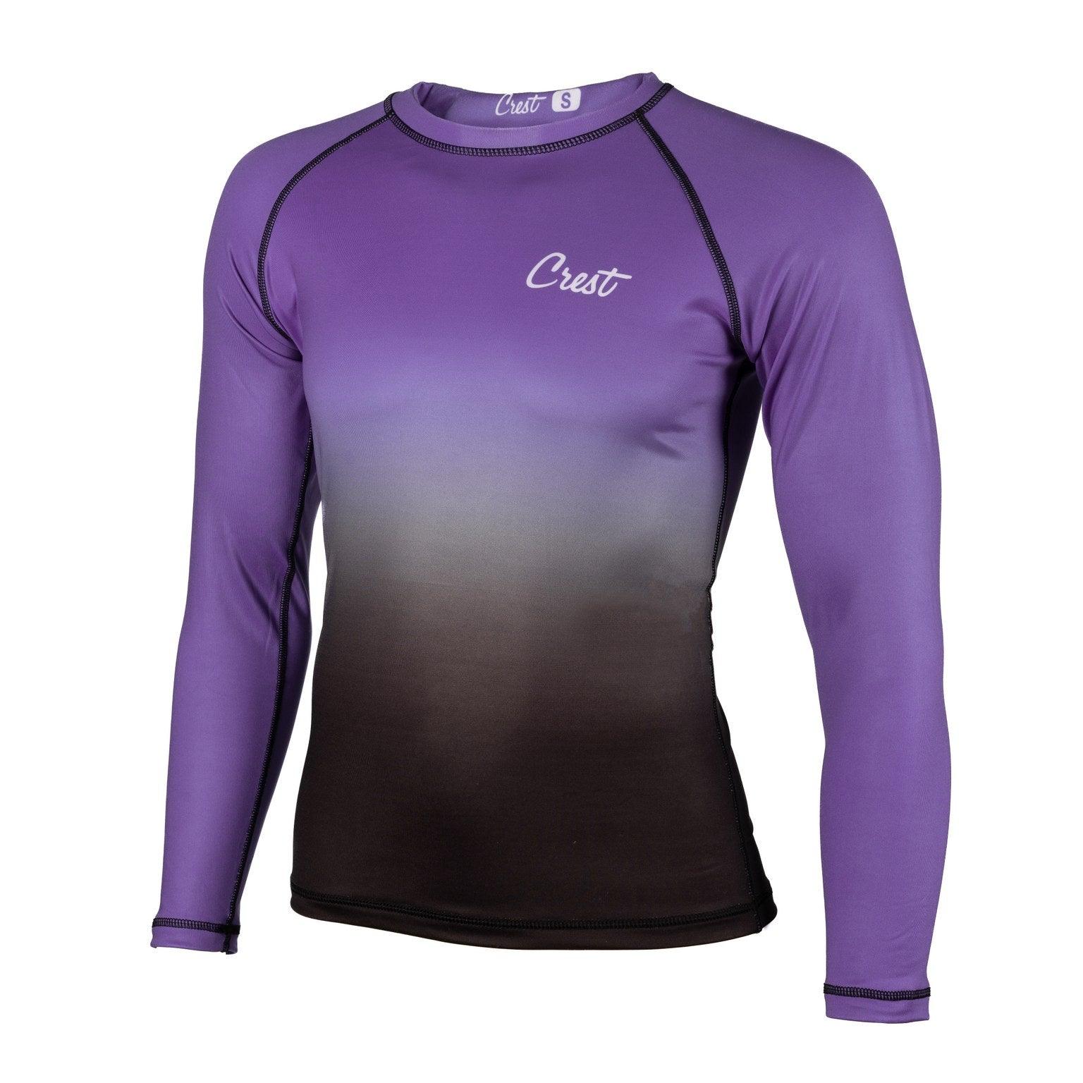 Rash Guard Purple (long) - Crest - PFG