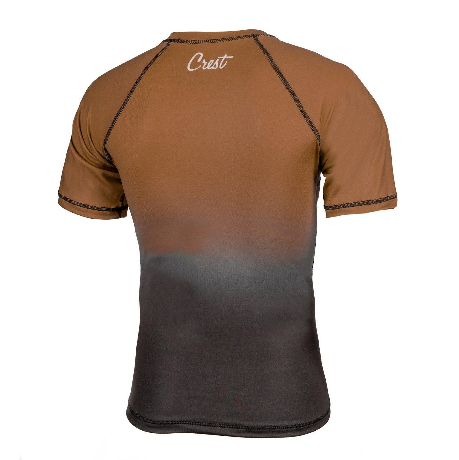 Rash Guard Brown (short) - Crest - PFG