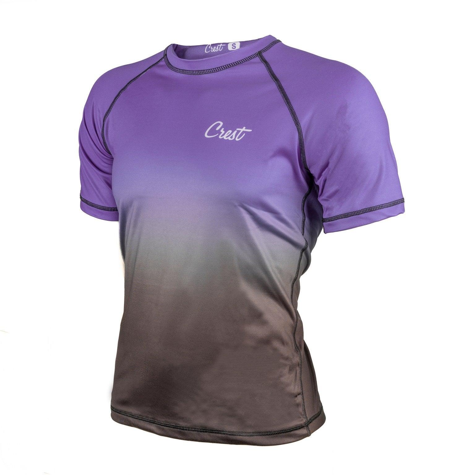Rash Guard Purple (short) - Crest - PFG