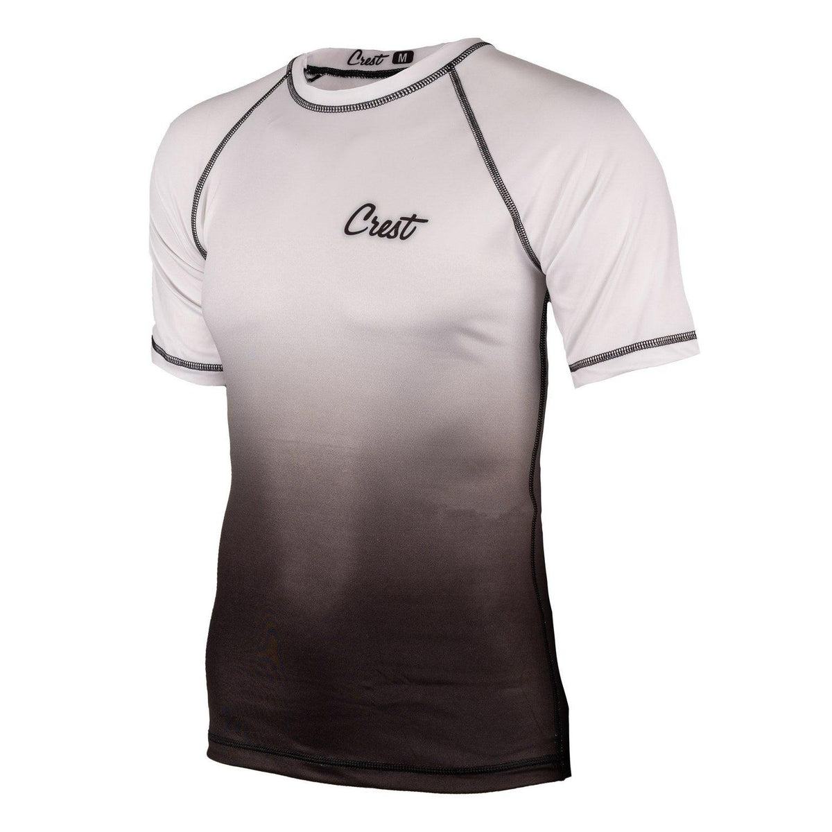 Rash Guard White (short) - Crest - PFG
