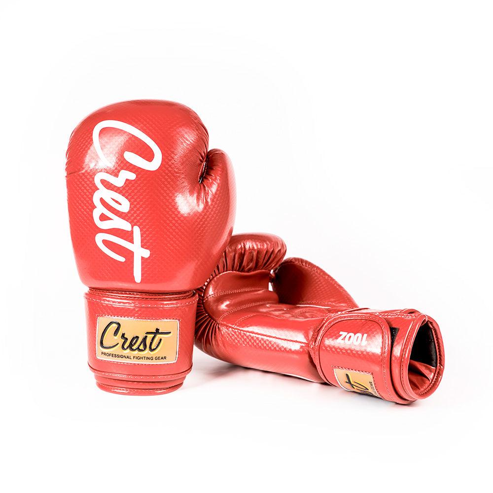 Crest Boxing Gloves &quot;Trivor 0.5&quot; | Red - Crest - PFG